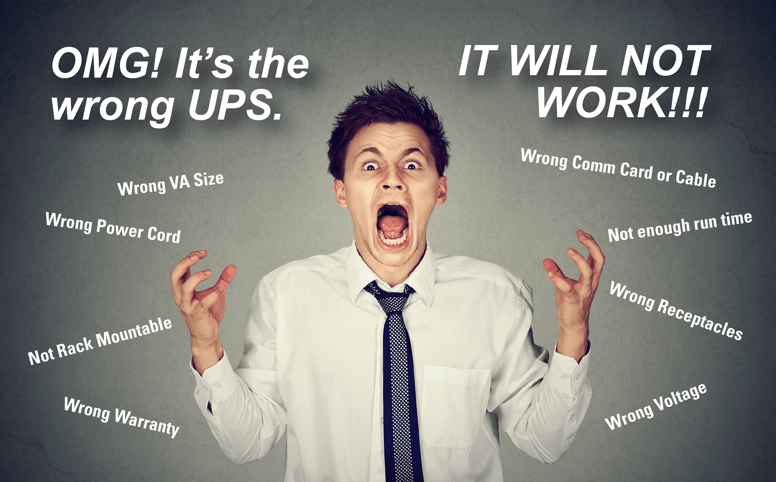 Your customer will purchase a UPS from someone...why should they purchase from you?